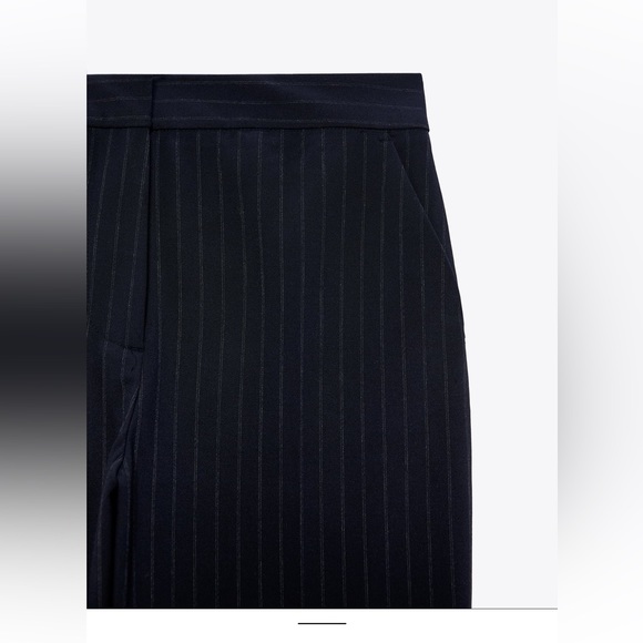 Zara pinstripe straight leg pants - Picture 4 of 4